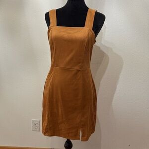 Mustard short dress